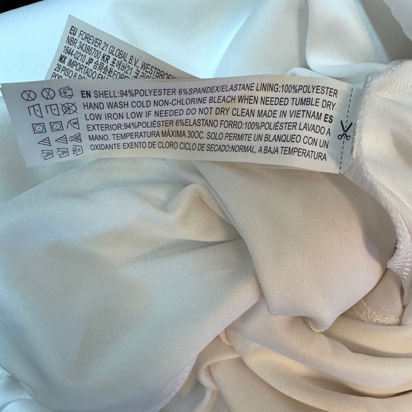 Forever 21 white mini dress - Picture 3 of 3